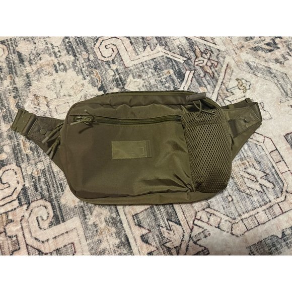 Dagne Dover Cairo Sling Bag Dark Moss Green Recycled Nylon - Picture 1 of 11
